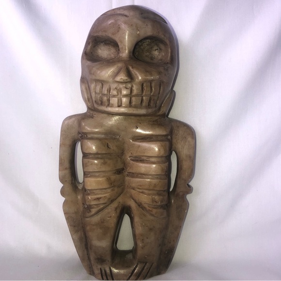 Other - Vintage Hand Carved Marble Tribal Sculpture Heavy1.5 Pounds Detailed Art $40.00